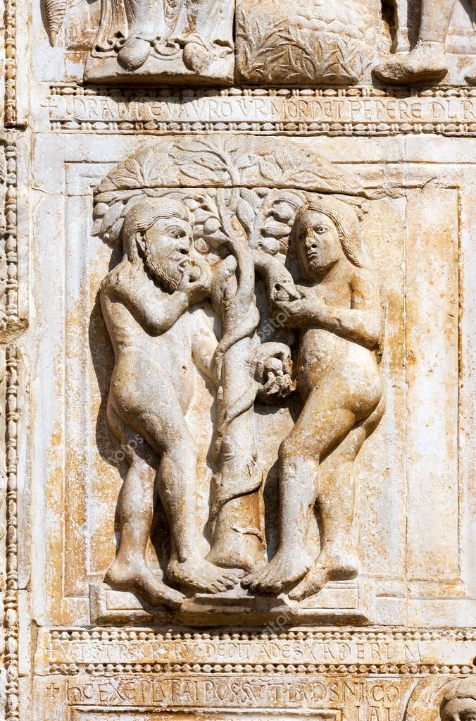 Adam and Eve - Basilica of San Zeno Verona
