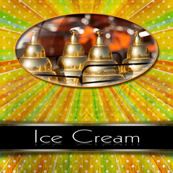 Zmrzlinové menu — Stock fotografie