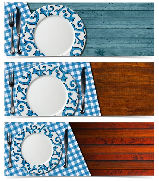 Conjunto de arranjos de mesa — Fotografia de Stock