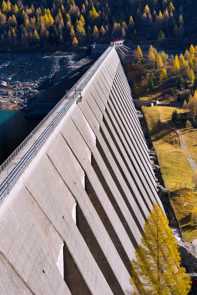 Bissina Dam - Adamello Trento Italy — Stock Photo, Image