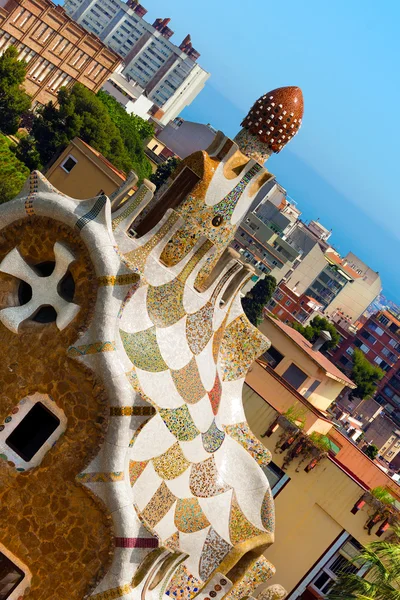 Park Guell - Barcellona Spagna — Foto Stock