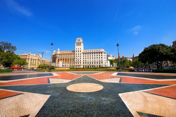 Placa de Catalunya - Barcelona Španělsko — Stock fotografie