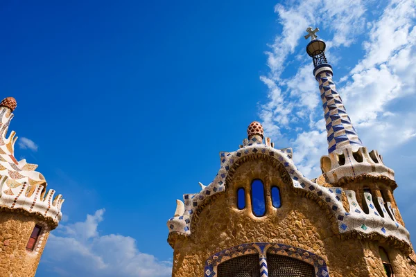 Park guell - barcelona Spanien — Stockfoto