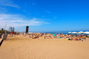 Barceloneta Beach - Barcelona İspanya