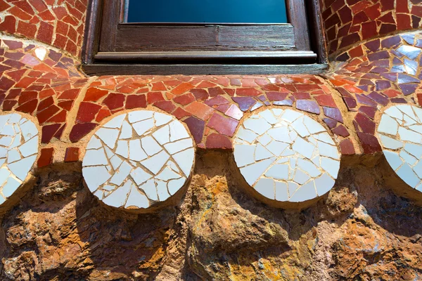 Park guell - barcelona Španělsko — Stock fotografie