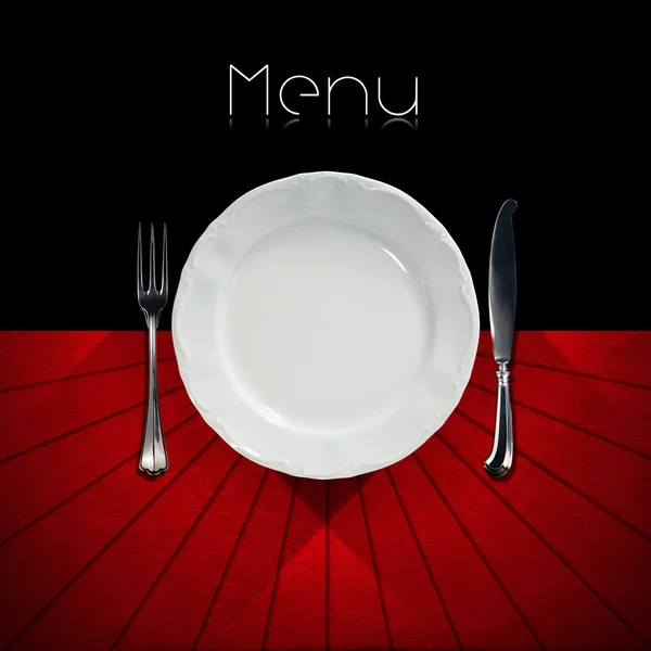 Menu ristorante design — Foto Stock