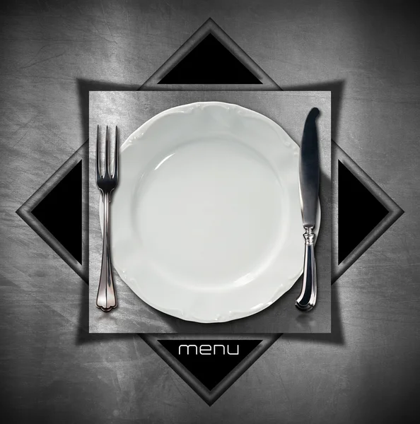 Design de menu restaurante — Fotografia de Stock