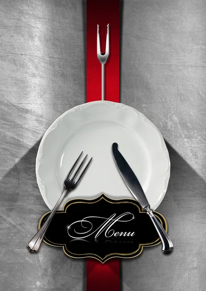 Restaurant Menu Design — Stock Photo, Image