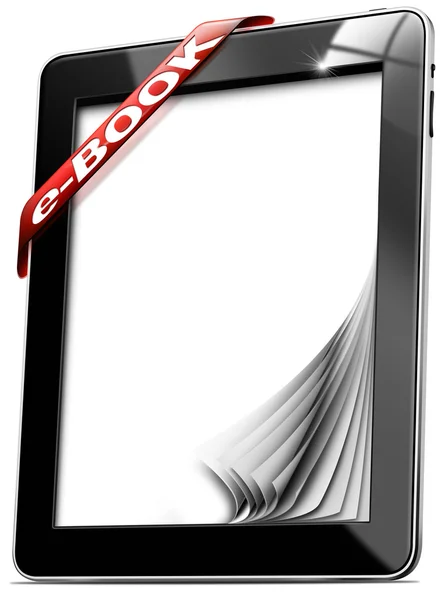 Tablet PC's - E-Book — Stockfoto