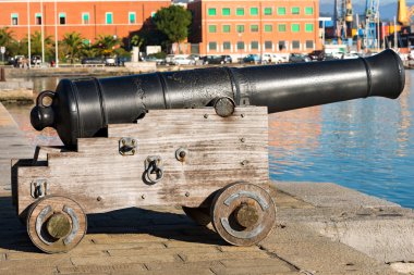 Eski top La Spezia İtalya 