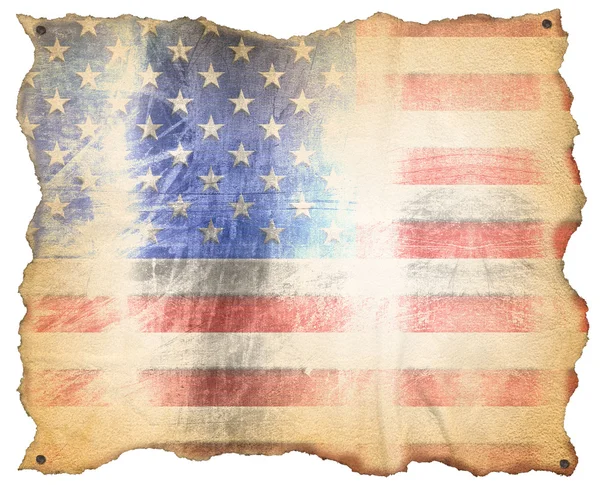 USA verweerde vlag — Stockfoto