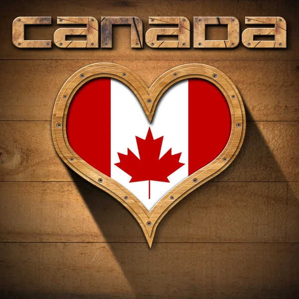 Amor Canadá — Fotografia de Stock