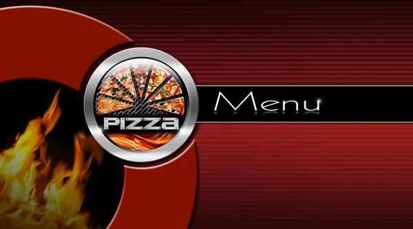 Pizza Menu Design — Stock Image Pizza Menu Design Royalty Free Stock Photos