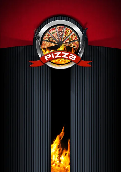 Pizza Menu Design — Stock Image Pizza Menu Design Royalty Free Stock Images