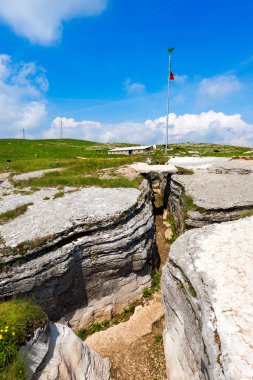 Birinci Dünya Savaşı - Lessinia İtalya siperlerde