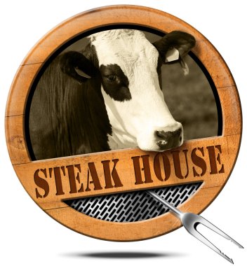 Et lokantası - ahşap sembolü