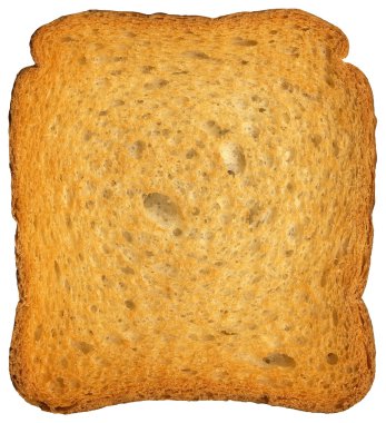 Beyaz izole Rusk detay