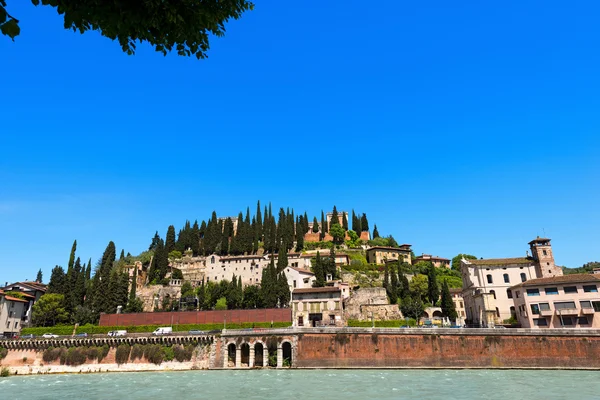 Hill av St. Peter - Verona-Italien — Stockfoto