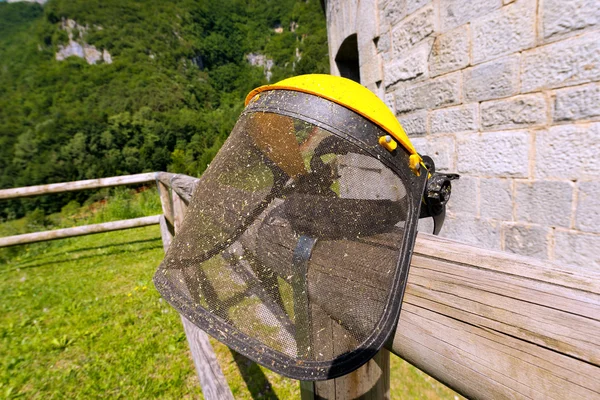 Máscara protetora para jardinagem — Fotografia de Stock