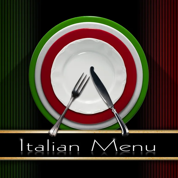 Restaurant Italien Menu Design — Photo