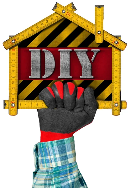 それを行う自分 - Diy の - 記号の形の家 — ストック写真