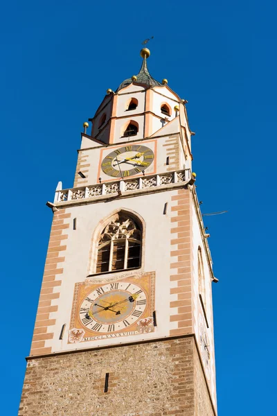 Glockenturm des Meraner Doms - Italien — Stockfoto