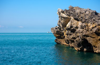 Cliffs içinde Körfez La Spezia - Liguria İtalya