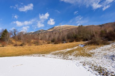 Alp donmuş gölet - Monte Baldo İtalya