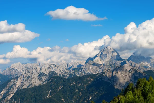 Julian Alps - hory Mangart Friuli, Itálie — Stock fotografie