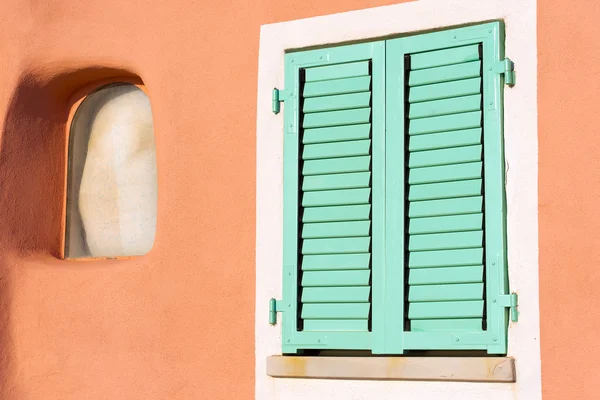 Detail des Fensters - ligurien italien — Stockfoto