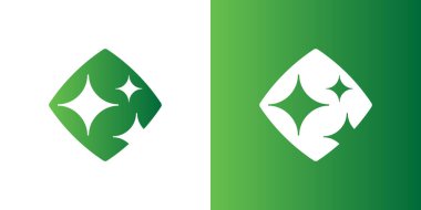 Yapay zeka fikri için yapay zeka simgesi. Yıldız detayı ve fütüristik daire şekilli vektör rozeti. Sohbet robotu yazılım uygulamaları için yaratıcı gradyan tasarımı UX işaretleri ve modern teknoloji markaları.