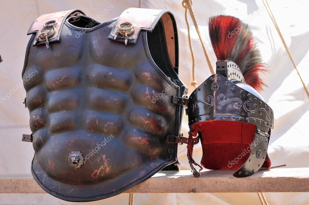 black roman ancient armor