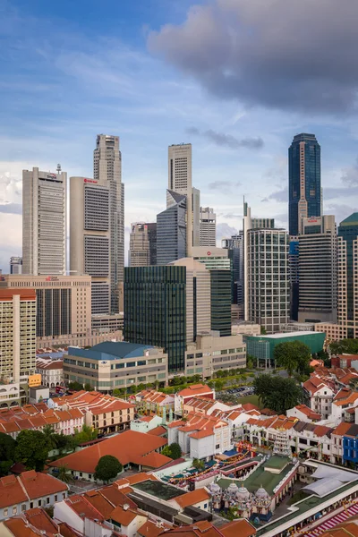 Quartier financier central gratte-ciel - Singapour — Photo