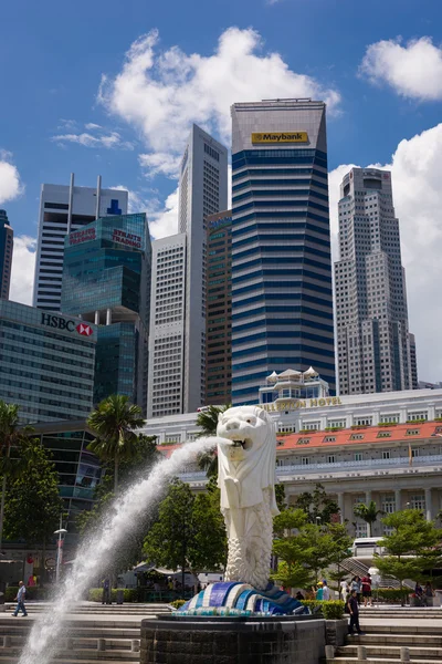 Singapur sembolü Merlion — Stok fotoğraf