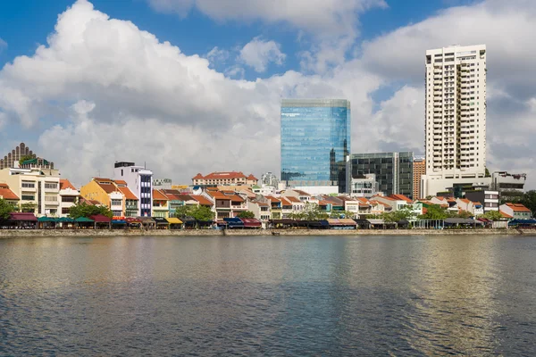 Rivière Singapour le matin — Photo