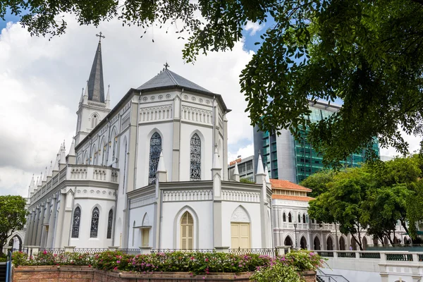 Beautiful architecture of Chijmes chapel — Stock Photo, Image