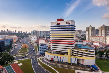 Sim Lim Tower gün batımında