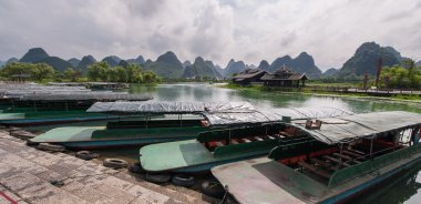 Guilin Çin ve Li Nehri