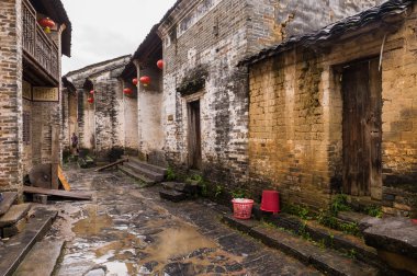 Antik tarihi kent sokaklarında