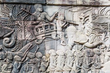 Karmaşık antik mimari detaylar