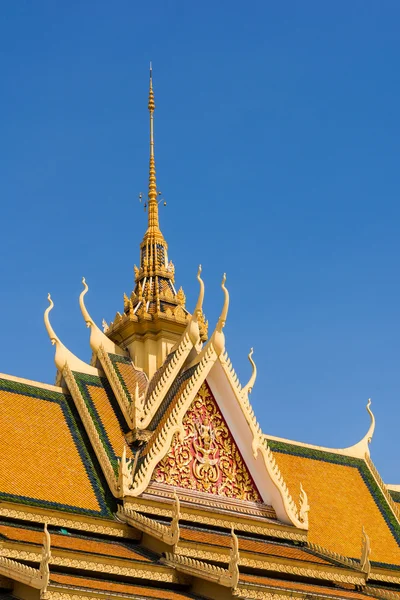 Beautiful Details Rooftop Architectural Design Blue Sky — Stock Photo, Image