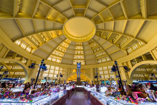 Fnom penh mercado central — Fotografia de Stock