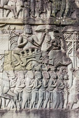 Karmaşık antik mimari detaylar