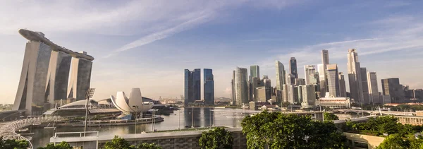 Sunrise merkezindeki Singapur Marina Bay — Stok fotoğraf