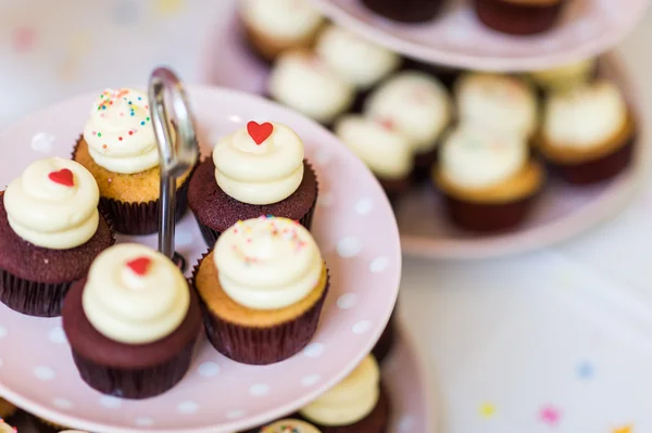 Chocolade cup cakes — Stockfoto