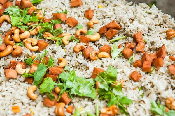 Chinese vegetarian fried rice — Stock Photo, Image