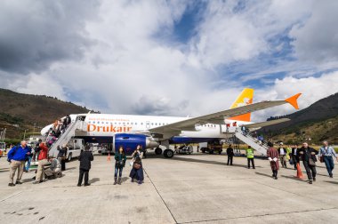 Drukair Hava Yolları'nda Paro Havaalanı