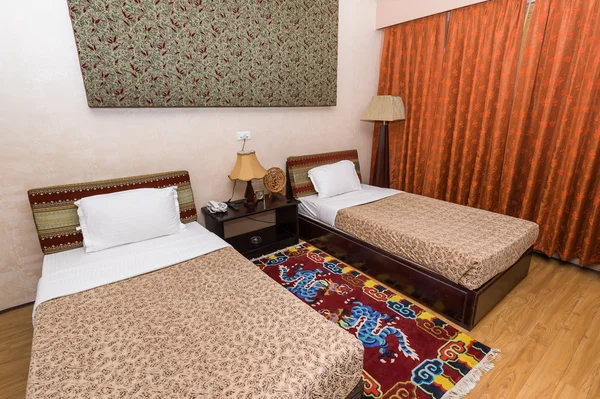 Pokoje w hotelu Migmar Hotel w Thimphu, Bhutan — Zdjęcie stockowe