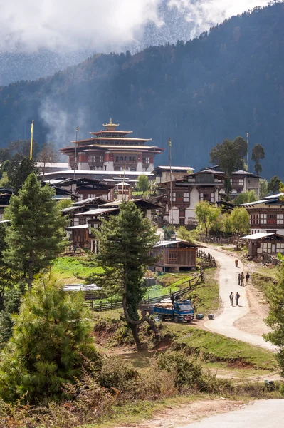 Mosteiro de Wangdue em Wangdue, Butão — Fotografia de Stock