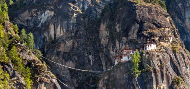 View of Tiger's Nest, Bhutan clipart